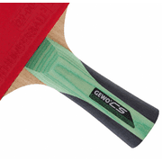 GEWO CS Energy Carbon Pro Pre-Assembled Table Tennis Racket, ITTF Approved Ping Pong Paddle, CARA Carbon Blade, Thunderball 2 Rubber, Flared Handle