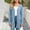 Green, variant on Girls Ribbed Knit Cardigan Sweaters V Neck Button Down Long Sleeve Open Front Outwear Casual Lightweight Basic Fall Winter Duster Coat with Pockets