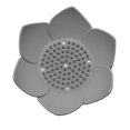 thumbnail image 1 of Jabonera con desagüe Jabonera de silicona Bandeja de jabón flexible antideslizante para de baño Gris Gloria Jabonera, 1 of 9