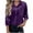 Purple, variant on Lenpel Velvet Tops for Women Long Sleeve Collared Curved Hem Button down Shirts Business Casual Vintage Blouses with Pocket(Red,X-Large)