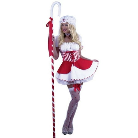 Adult Red Sexy Little Bo Peep Costume~X-Small 3-5 /