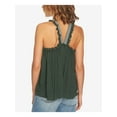 thumbnail image 2 of 1. STATE $69 Womens New 1581 Green Embroidered Tank Casual Top L B+B, 2 of 4