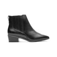thumbnail image 2 of Rockport Womens Geovana  Leather Stretch Chelsea Boots, 2 of 3