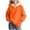 Orange, variant on uikmnh Hoodies for Girls Girls Long Sleeve Casual Pullover Solid Color Hoodie Soft Comfortable Kids Sweatshirt for Spring and Fall Season Girls Hoodies Size:14-15 Years