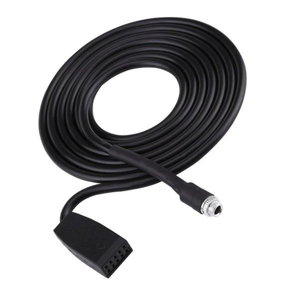 3.5mm Female Jack Car Aux Adapter Cable Audio Connector Plug and Play for E46 Coupe Sedan
