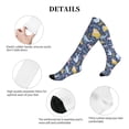 thumbnail image 5 of Lsque Cute Baby Animals Pattern Sport Compression Socks for Men & Women 15-20 mmHg Knee High Nurse Pregnant Running Medical and Travel Athletic, 5 of 6