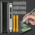 thumbnail image 2 of Electric Screwdriver, 36 in 1 Screwdriver Set, Mini Electric 0.25 n.m Screwdriver with 36 Precision Bits,USB Recharged Taye-C 170R/Min Screwdriver Repair Tool Kit, For Electronics Phone Camera, 2 of 9