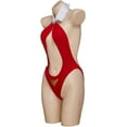 thumbnail image 3 of Women's Vampirella Cloth One Piece Bikini Suit Sexy Halloween Vampire Cloth, 3 of 10