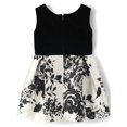 thumbnail image 6 of The Children's Place Toddler Girls Velour Flower Print Dress, Sizes 6M-5T, 6 of 6