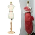 thumbnail image 3 of pitrice Mini Mannequin de Forme, Support de Mannequin de Tailleur pour Exposition, Mini Robe, 3 of 8
