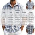 thumbnail image 3 of Cmfcve Big & Tall Classic Plaid Button Down Shirts for Men Casual Short Sleeve Work T Shirts, 3 of 5