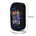 thumbnail image 4 of Apex Legends Pencil Case Large Capacity Pencil Pouch Pen Bag Office Stationery Organizer Travel Makeup Bag Black, 4 of 9