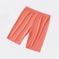 thumbnail image 4 of fatyb Girls Bike Shorts Knee Length Elastic Waistband Cartwheel Dance Shorts Stretchy Short Leggings, 4 of 5