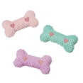 thumbnail image 7 of Warming Hug Dog Soft Plush Bone Toy Soothing Lavender Scented with Heat Pouch (12 inch - Pink), 7 of 7
