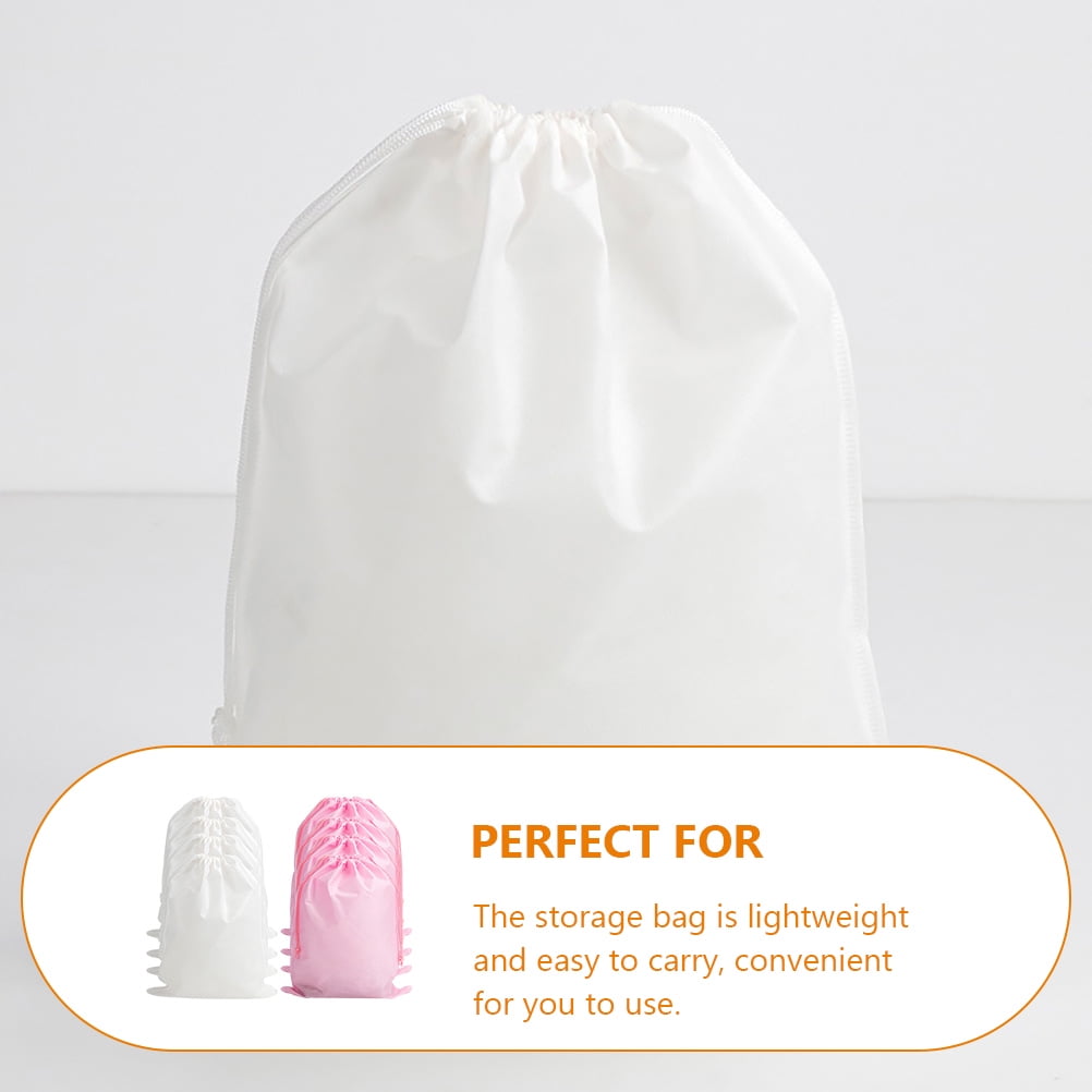 RENACLIPY Fabric Drawstring Shoe Bags for Travel, Storage, and Home Organization