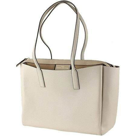 Marc Jacobs M0016479 The Protege Oatmilk Beige With Gold Hardware Leather Women's Large Tote Bag