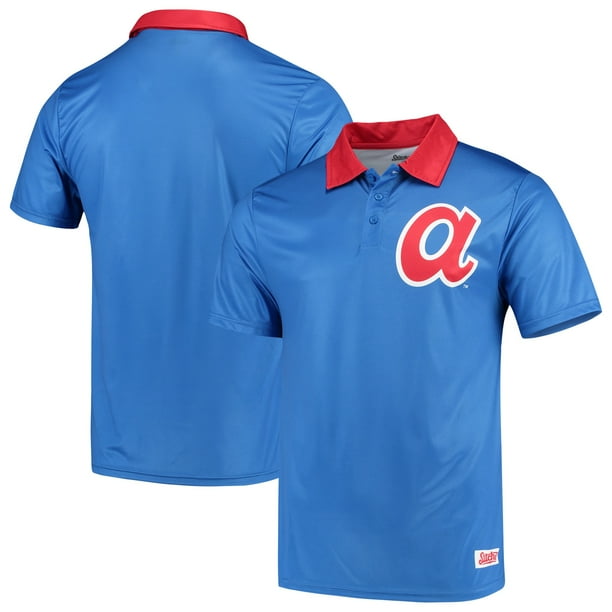Atlanta Braves Stitches Sublimated Polo - Royal - Walmart.com - Walmart.com