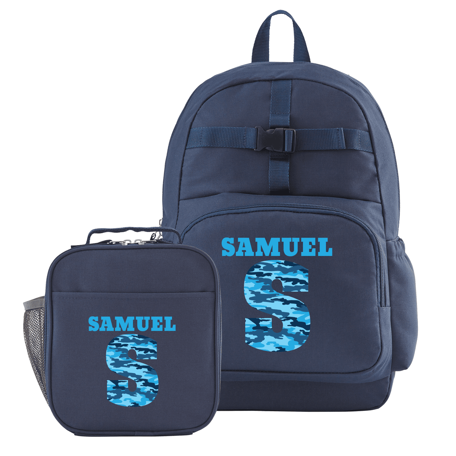 name on backpack
