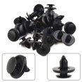 thumbnail image 2 of Sturdy 30 Pcs Black Plastic Rivets Fasteners for Car Fender Bumper Pin, 2 of 6