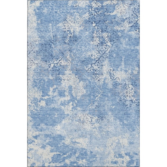 Dalyn Rugs Premium Machine Washable Mayfield AMF769 Blue 9' x 12' Rug