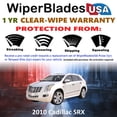thumbnail image 2 of 2010 Cadillac SRX Beam Wiper Blades Wipers w/1yr Warranty (Set of 2) (WiperBladesUSA), 2 of 5