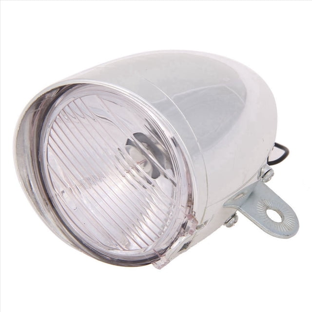 3X Luz de la Bici Bicicleta Motorizada Luz Trasera de la Cabeza del Generador de DíNamo de FriccióN de la Bicicleta Accesorios de Bicicletas 6V 3W