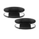 thumbnail image 1 of 2Pcs Car Sun Visor Vanity Mirror Cover Black for R55 R56 R60 2007-2015 51167361833 51167361834, 1 of 5