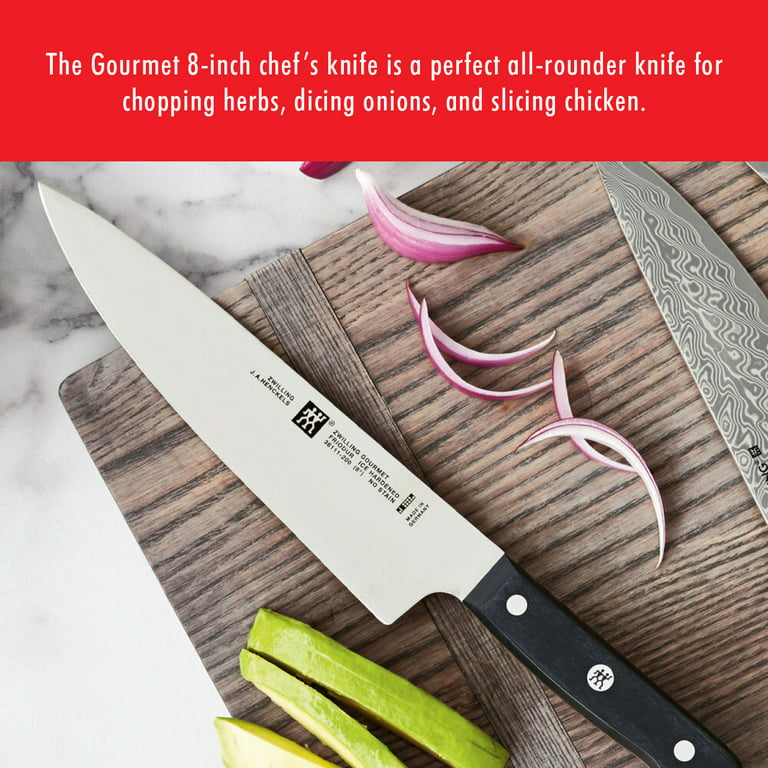 Zwilling Gourmet 8-inch Chef Knife, Kitchen Knife, Made In Germany : Target