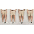 thumbnail image 5 of Roundtree & Yorke Men's Big and Tall Dobby Textured Casual Shorts, 9" or 11" Inseam (Navy 730, 42W x 11L), 5 of 6