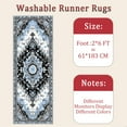 thumbnail image 6 of Hallway Runner Rug 2'x6' Washable Area Rugs Non Slip Laundry Rug Runner Floor Carpet Runners for Hallways Entryway Laundry Room Kitchen, 6 of 11
