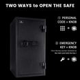 thumbnail image 3 of TigerKing Fireproof Steel Safe with Digital Lock, 3.47 Cubic Feet, Large Safe Box for Home and Office, 3 of 8