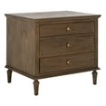 thumbnail image 5 of SAFAVIEH Couture Lisabet Contemporary Nightstand with 3 Drawers, Brown, 5 of 15