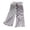 Grey, variant on REDARER Girls' Pleated Wide Leg Pants Elastic Ruffle Waist Lightweight Flowy Casual Trousers,8-9 Years