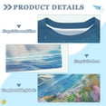 thumbnail image 2 of FORMRS Boys Rash Guard Short Sleeves Swim Shirt Quick Dry UPF 50+ Sun Protection, Sizes 3-12T, Crystal Ocean, 2 of 6