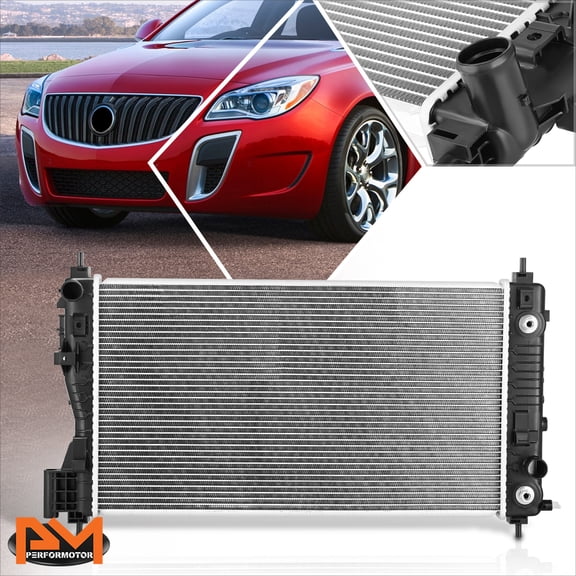 PM PERFORMOTOR for 13-19 Chevy Impala/Buick Regal 2.0L 2.5L Aluminum Cooling Radiator DPI-13587