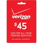 (Email Delivery) Verizon 30 Day Unlimited Talk & Text $45