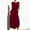 Wine, variant on Babysbule Long Pants for Women Jumpsuits For Ladies Sleeveless Pocket Solid Color Loose Straight Pants Fashion Romper Pants