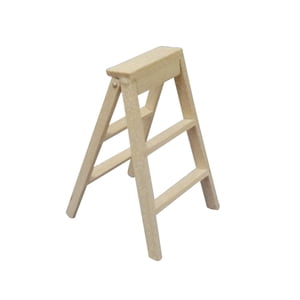 Mini Échelle créative Mini Maison Miniature en bois pliable échelle pour les enfants jouant avec