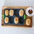 thumbnail image 4 of Kitchen Baking Tools,8 Grid Silicone Baguette Non Stick Perforated Pan Baguette Baking Tray Stylish and Modern, 4 of 8