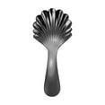 thumbnail image 2 of Seashell-Shaped Stainless Steel Coffee Spoon - Long-Handled Stirring Spoon for Iced Tea, Coffee & Desserts, Cute Seashell Design, Sturdy Dishwasher-Safe Utensil, 1.65*3.86in, Black, 2 of 6