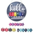 thumbnail image 3 of Wooden Welcome Door Sign Interchangeable Hanging Decor Hello Letter Pendant, 3 of 5