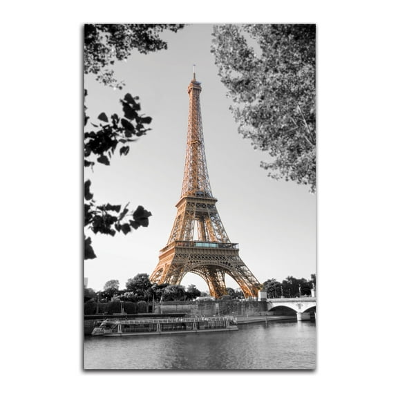 Gango Home Decor Vertical Matin sur la Seine by Alan Blaustein (Printed on Paper); One 12x18in Unframed Paper Poster