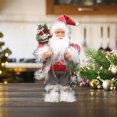 thumbnail image 4 of zhmrfg 12 Inch Santa Claus Figurine with Gift Bag, Standing Christmas Decoration for Home, Office Mantel, Realistic Holiday Decor with Detailed Craftsmanship, Perfect Holiday Gift for Family Friends, 4 of 6