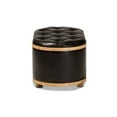 thumbnail image 5 of Baxton Studio Adana Dark Brown Faux Leather And Oak Brown Wood Storage Ottoman, 5 of 9