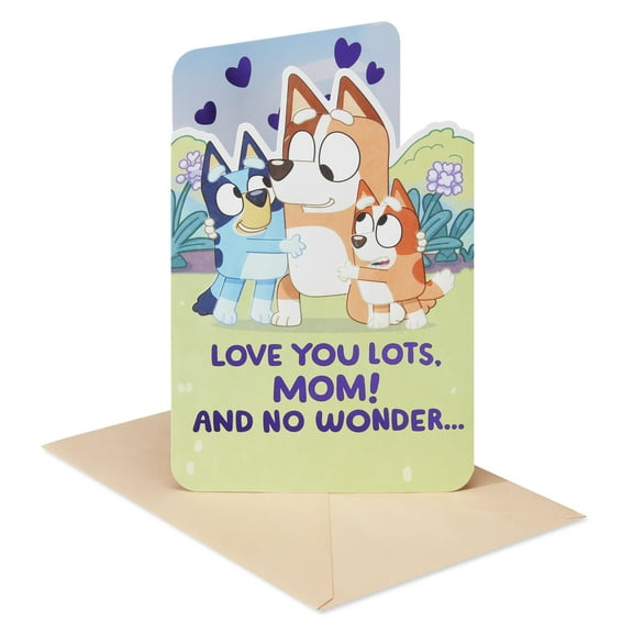 American Greetings Mother's Day Card from Bluey for Mom (Love You Lots)