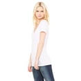 thumbnail image 2 of Women's Jersey Deep V-Neck Short Sleeve T-Shirt, 2 of 3