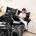 thumbnail image 3 of Erosebridal Extreme Sport Motocross Bed Sheets,Wild Animal Eagle King Sheets For Men Women 4 Pieces, 3 of 6