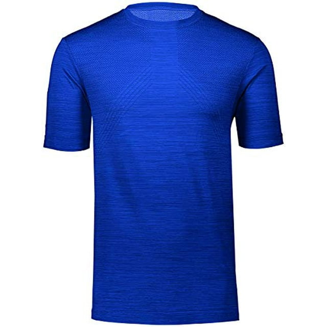 Chemise Striée à Manches Courtes XL Royal
