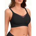 thumbnail image 3 of SHARICCA Plus Size Womens Wireless T-shirt Bra Comfort Full Coverage Seamless Jelly Bra, 3 of 6
