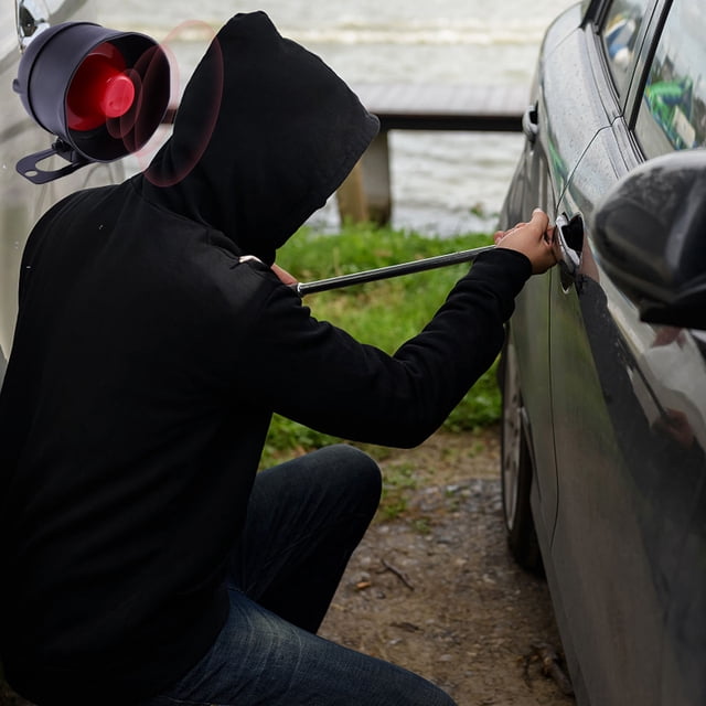 Hytrove 1 Set Car Alarm Conservation System 433.92MHz Working Frequency for Anti Theft Situations